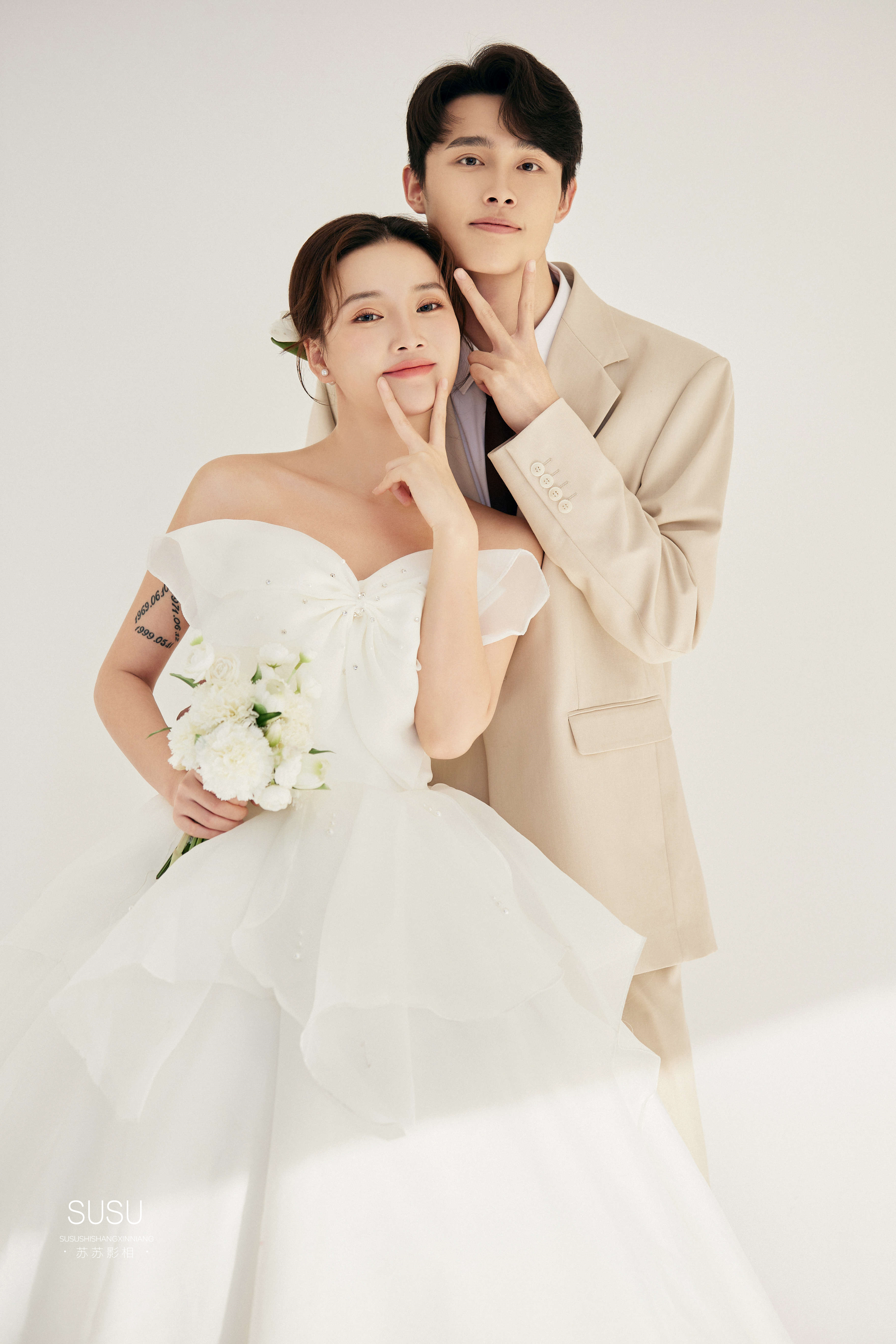 朋友圈都在疯狂夸赞好看的韩式光影婚纱照