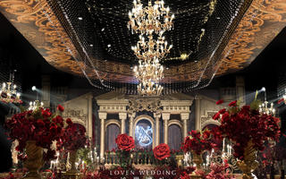 欧式古堡玫瑰主题婚礼