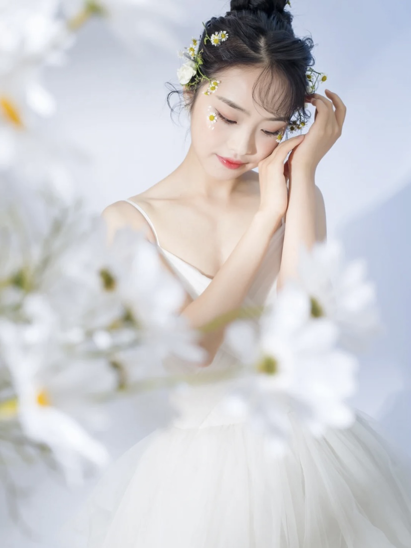 仙气的鲜花造型