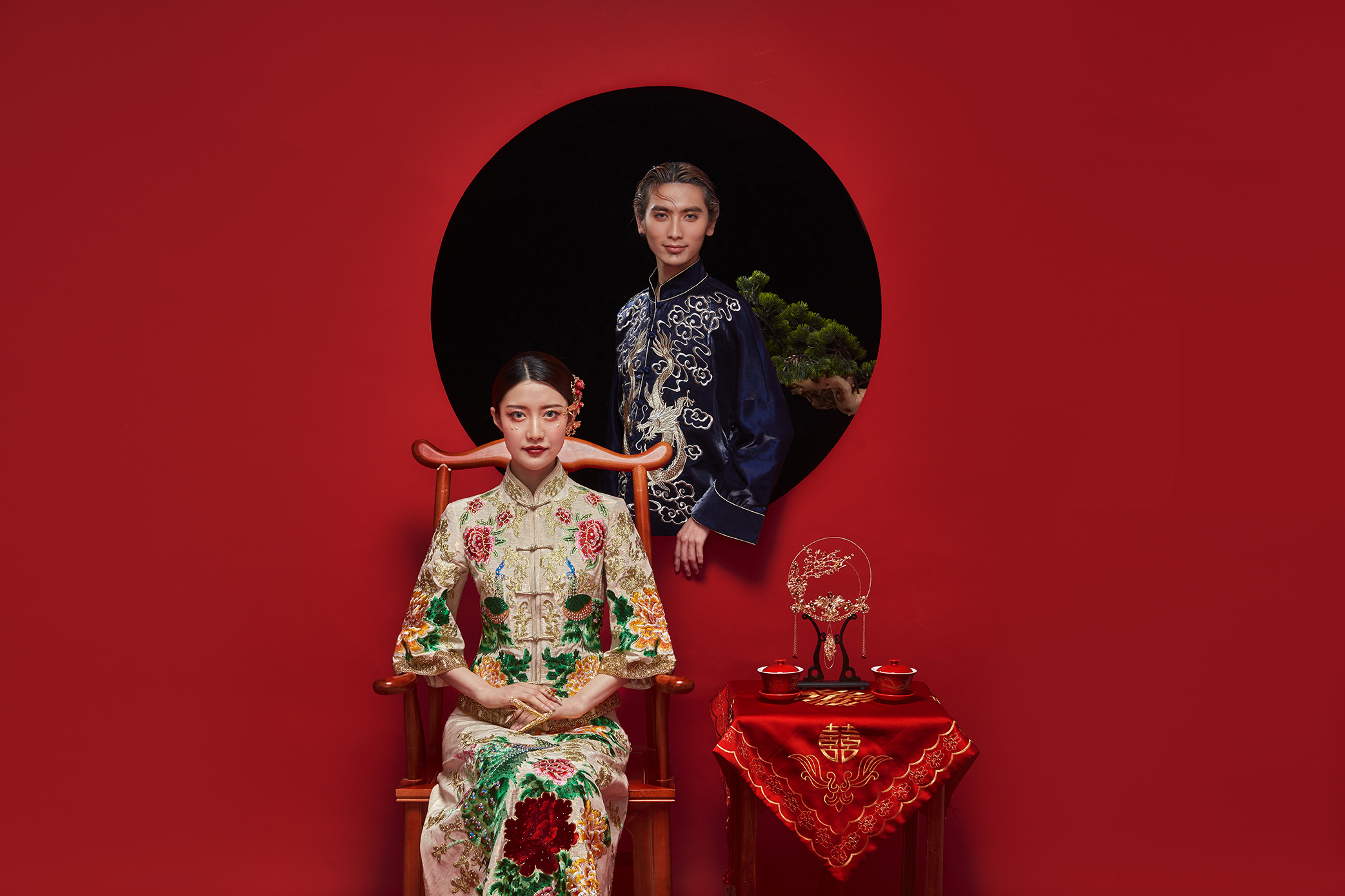 博主推荐|中式国风#倾心国风盛宴婚纱照