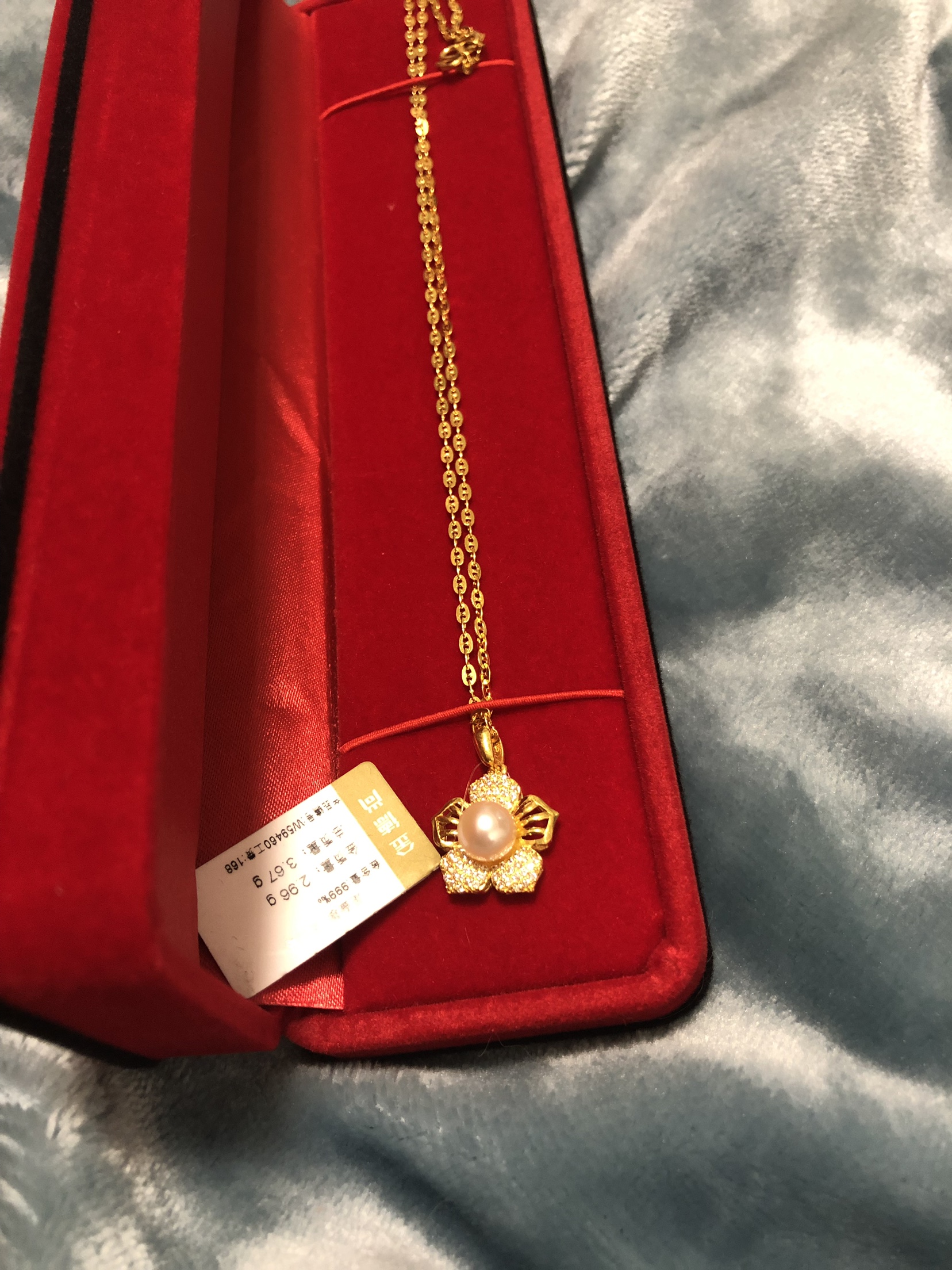 婆家带我挑黄金，总有种占便宜的感觉...