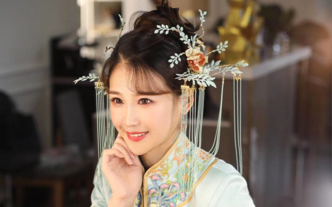 蓝色马来褂用于出门纱也是不错的选择