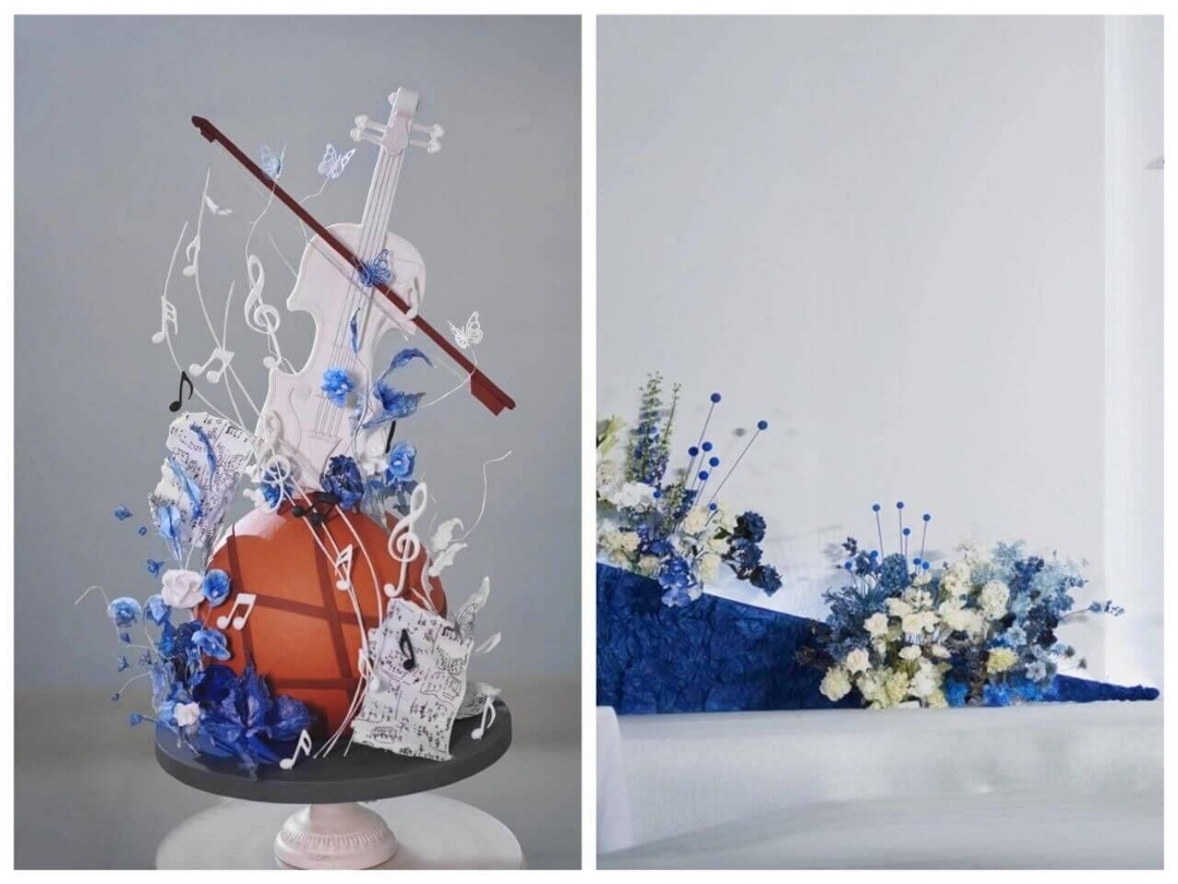 【理想之蓝】纯白+克莱因蓝色极简时尚婚礼