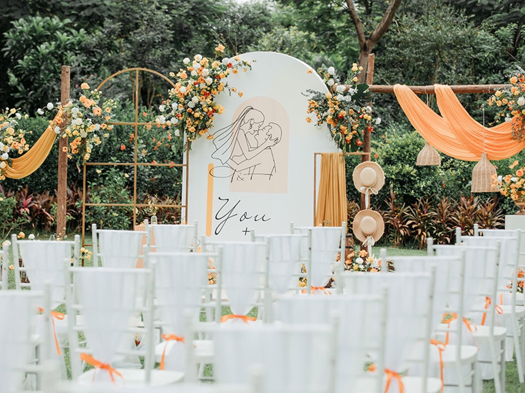宜人婚禮館全鮮花婚禮布置（每個(gè)婚期限一場(chǎng)）