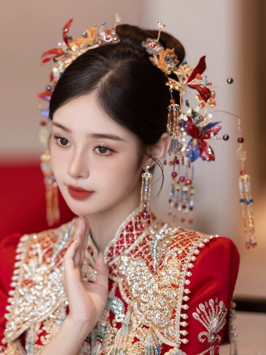 到店新娘妆 含头饰 领券减现金实付580