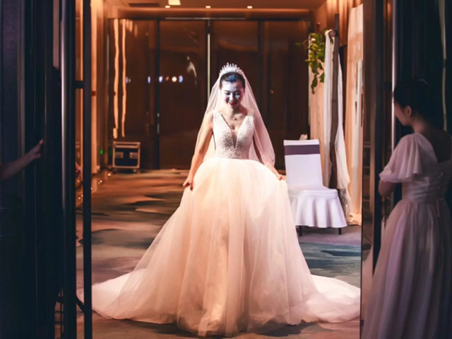 清新超高颜值新娘三套婚纱造型