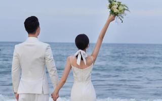 浪漫的海景婚纱照🌊🌊
