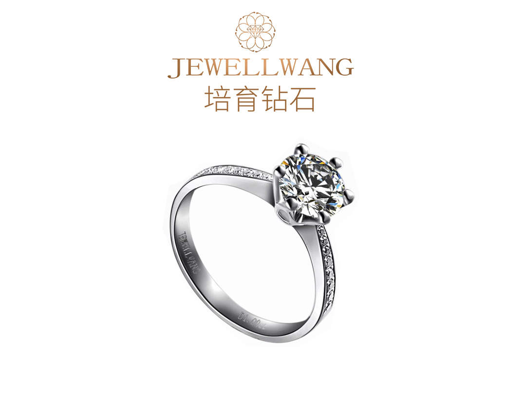 河西之冠 JEWELLWANG钻玺培育钻石婚戒