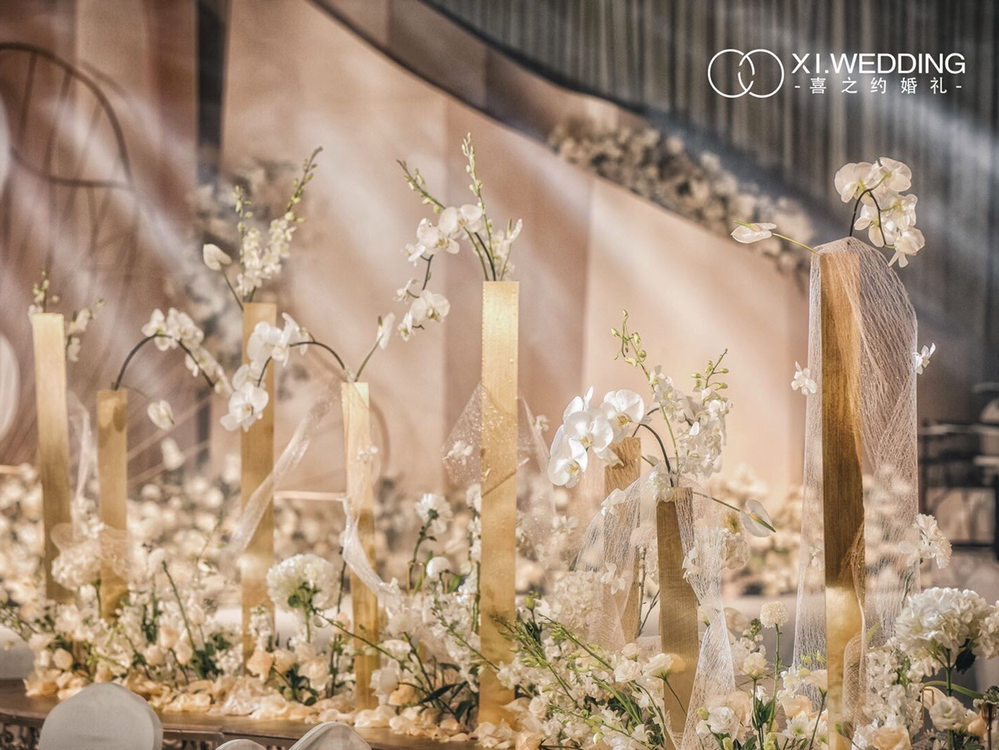 #喜之约婚礼#香槟色系·翔宇豪生大酒店