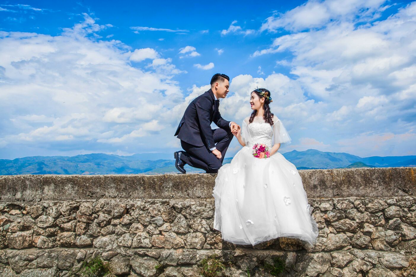 婚纱丸子头_丸子头图片(3)