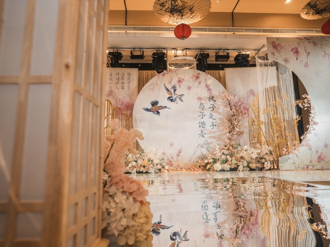 匠心婚禮璟江如意廳粉色新中式