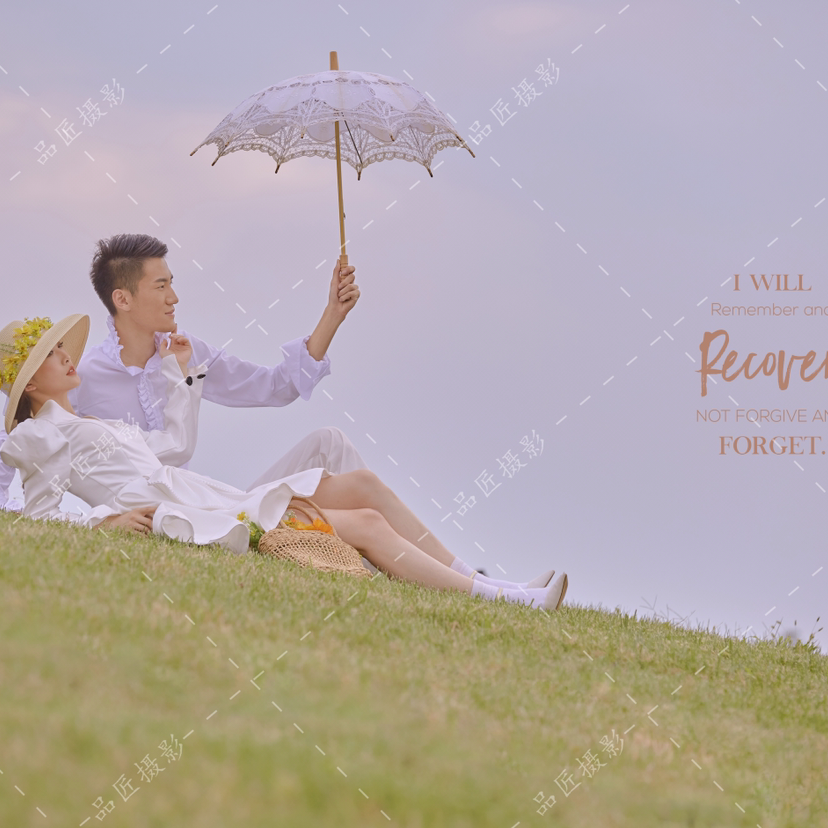 复古法式浪漫婚纱照