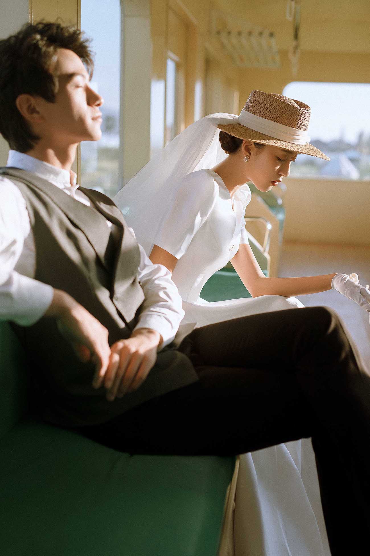 北野九万里~绿皮火车~唯美法式风~杭州旅拍