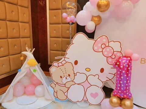 【千色阁】-粉粉的宝宝宴布置套餐
