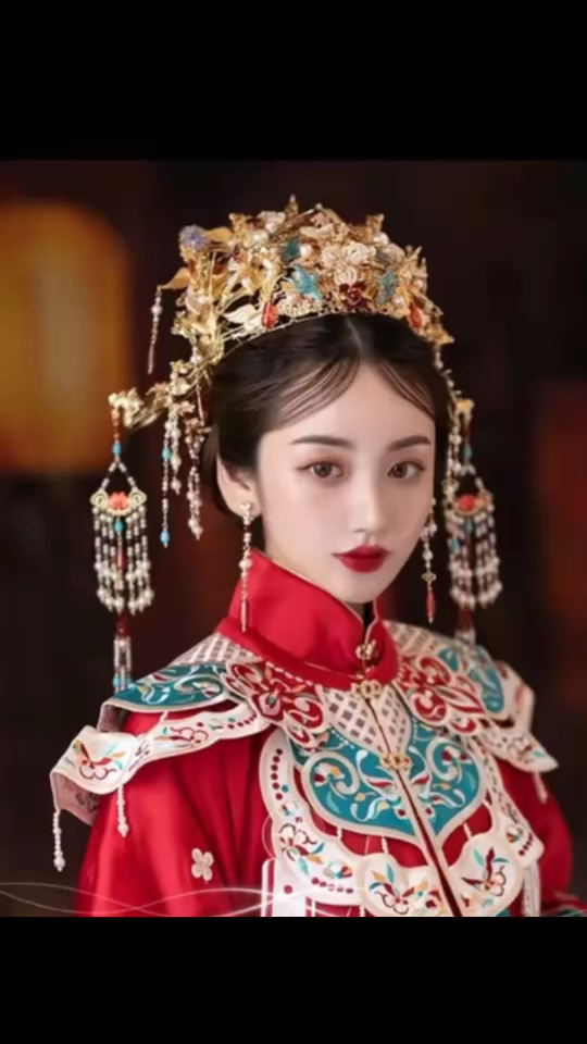 禧嫁创始人私人定制中式汉服婚礼全天跟妆