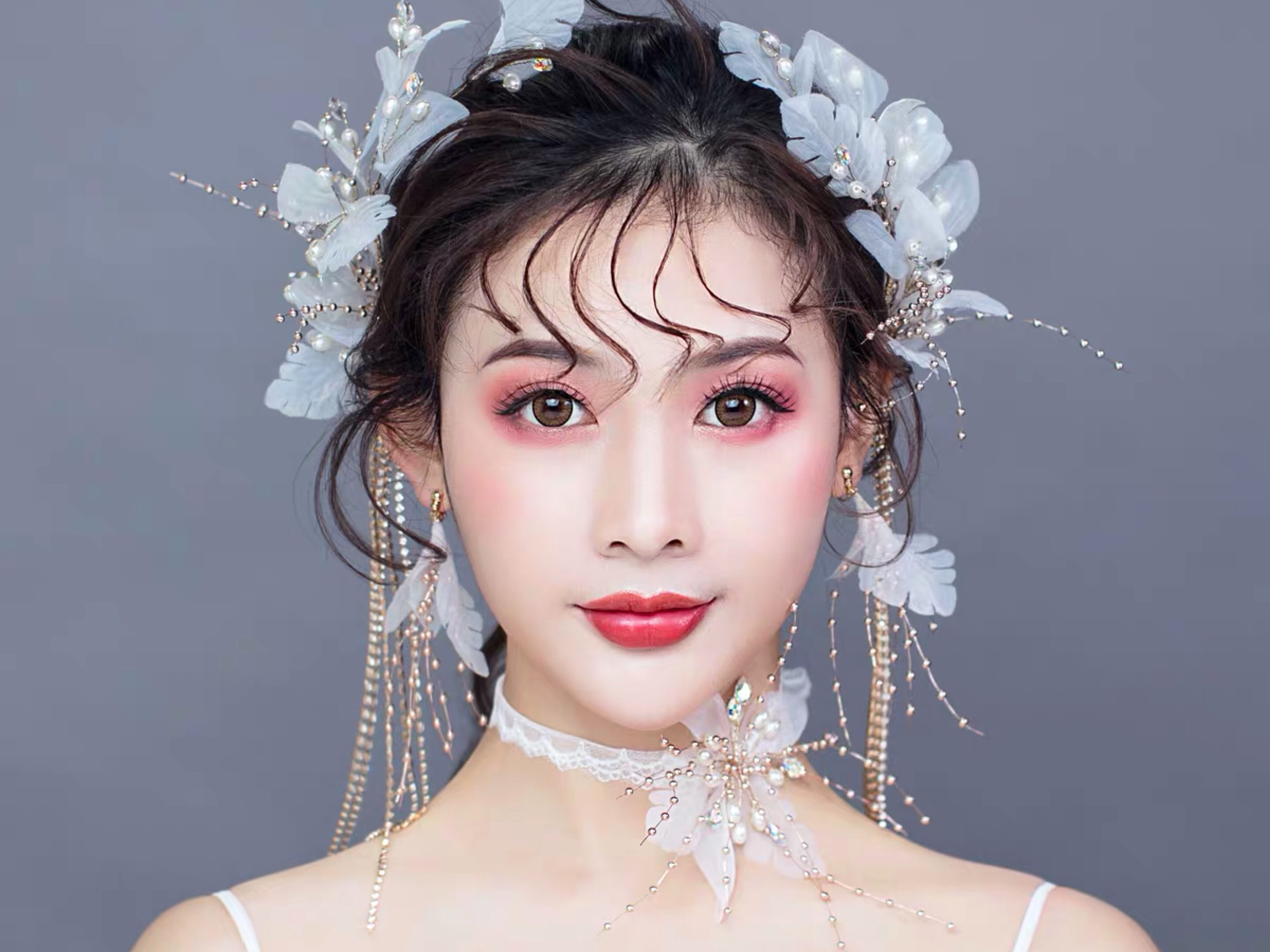 Love•总监档化妆造型师新娘全程跟妆3妆3造型