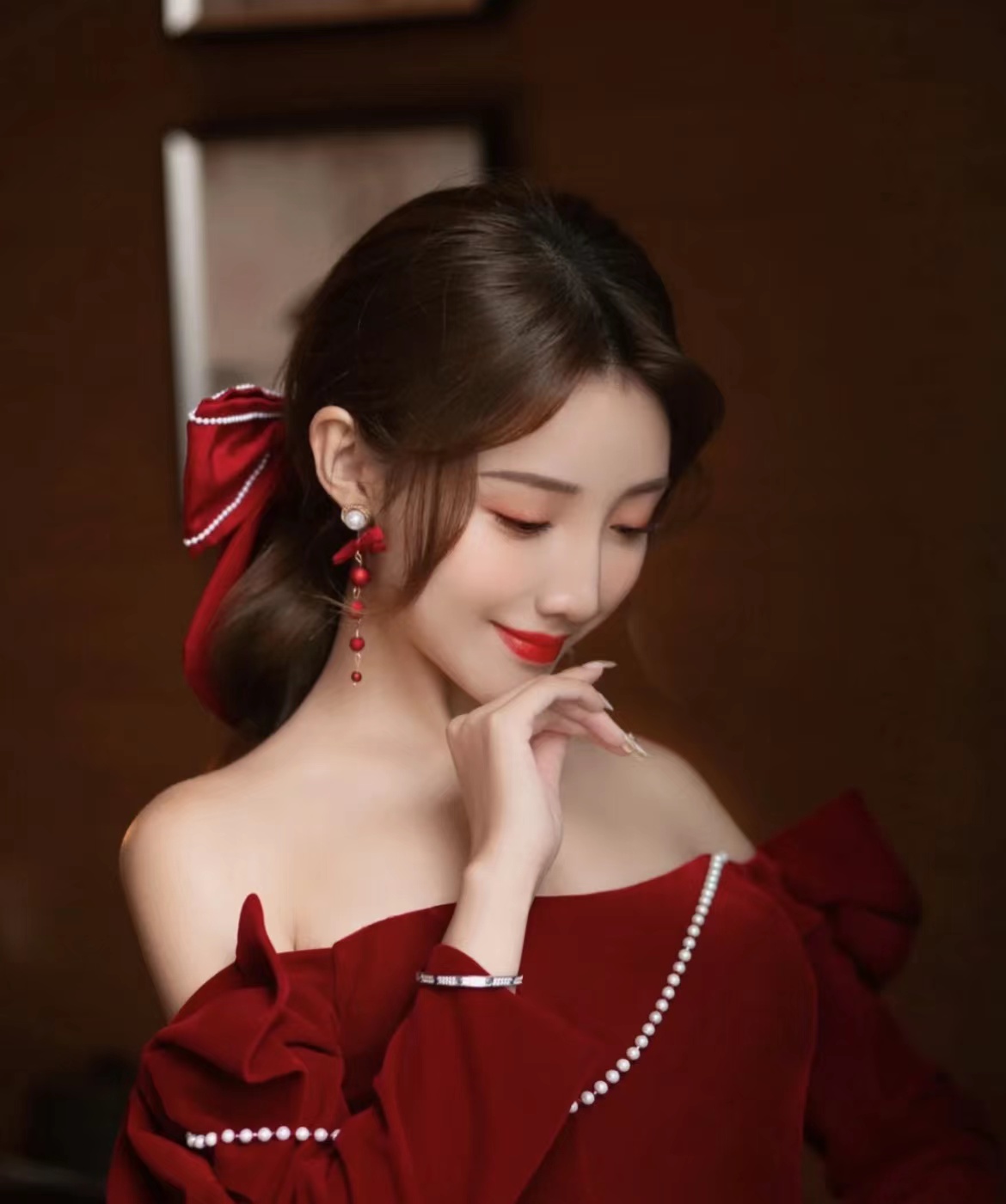 敬酒造型 美美哒