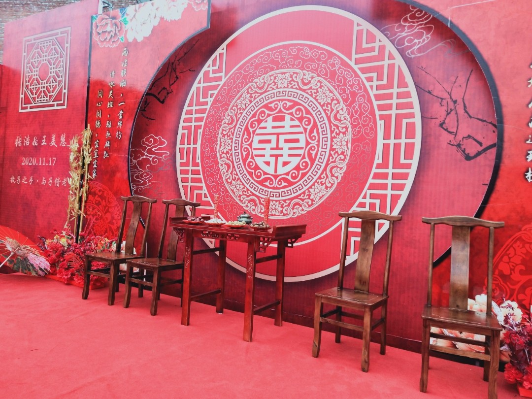 熱鬧喜慶的大院中式婚禮，見證新人幸福時(shí)刻