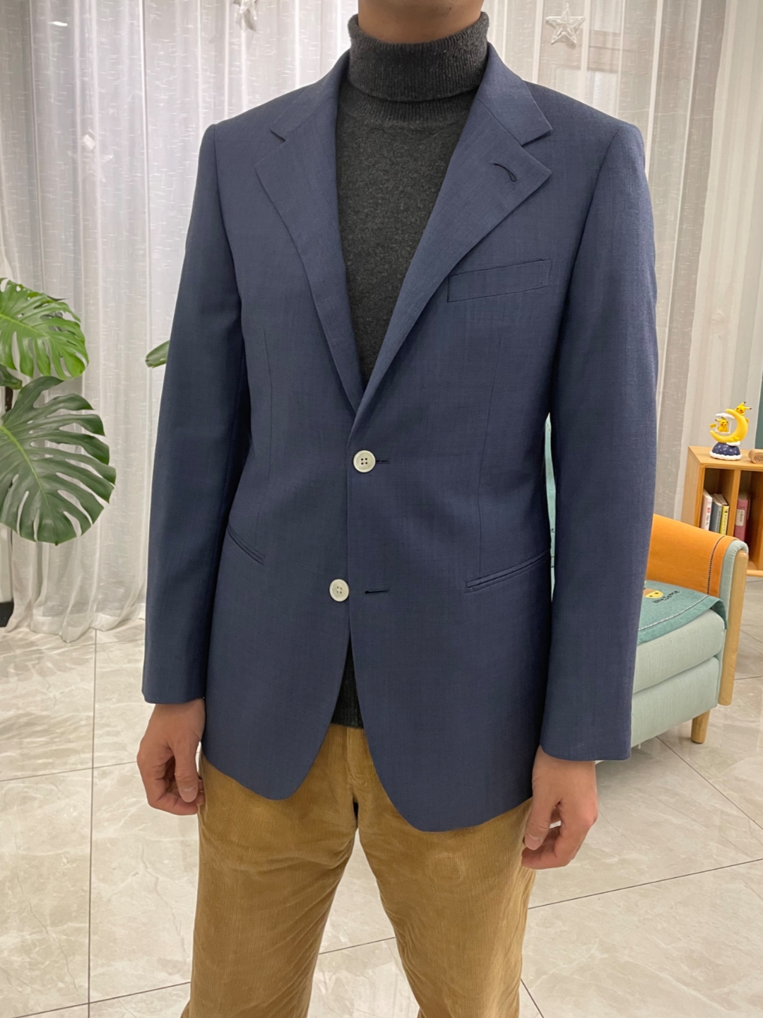 进口羊毛套西