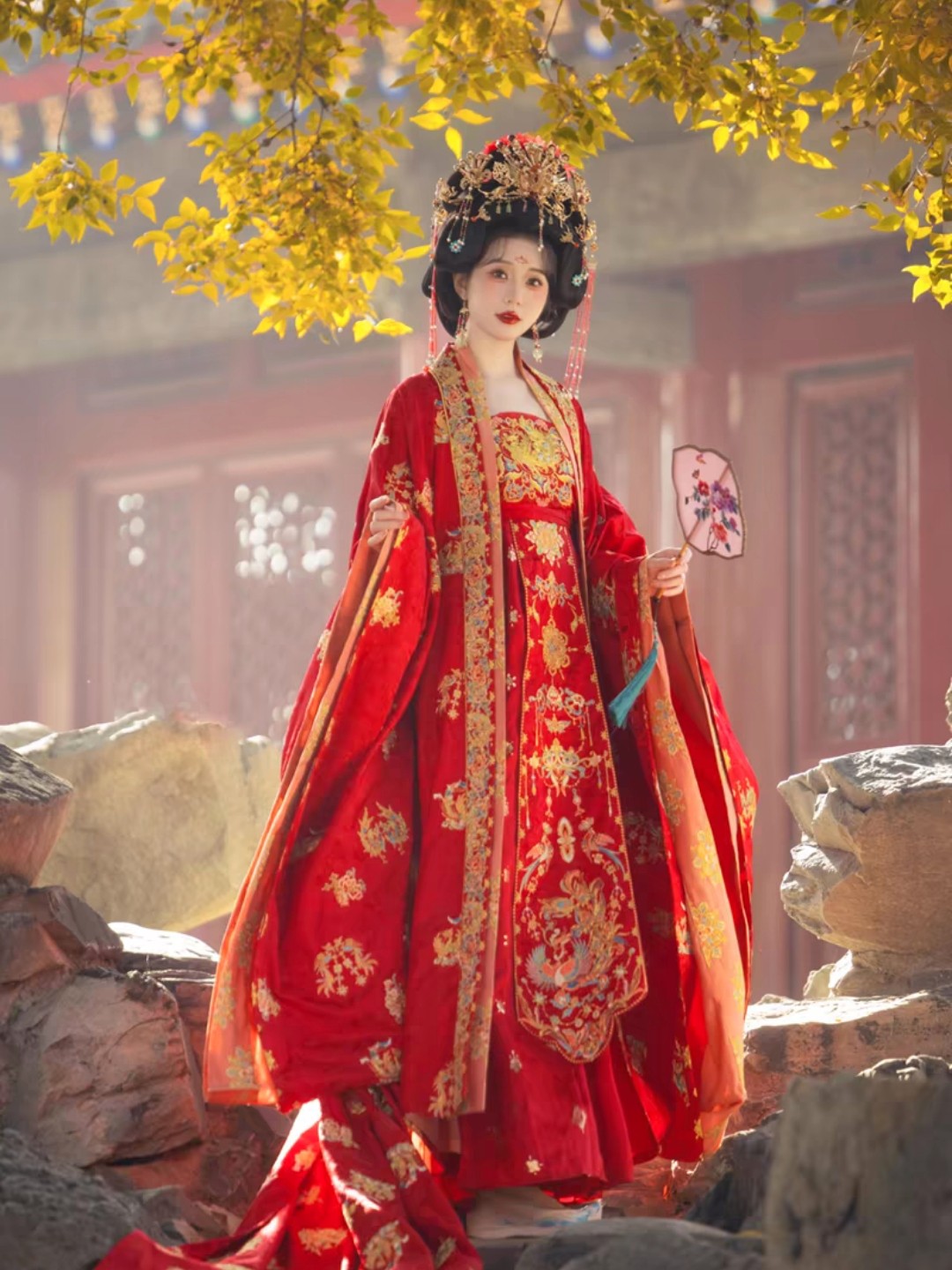 【凤凰于飞】唐制大袖男女婚服