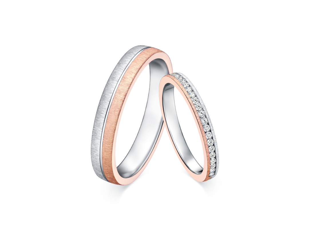 DR FOREVER系列浪漫年华典雅款结婚对戒