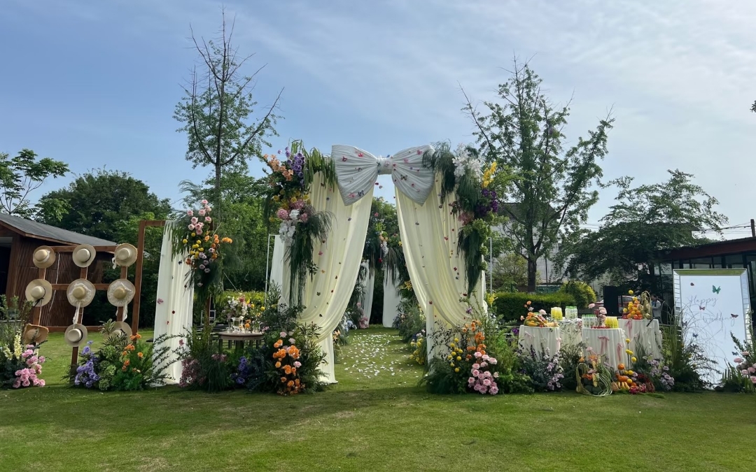 千禧婚礼-法式草坪婚礼 有点甜💕