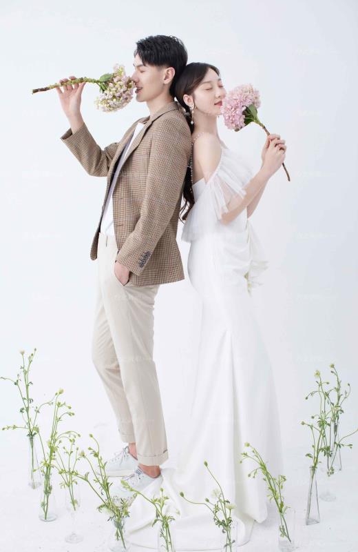 超爱的婚纱照