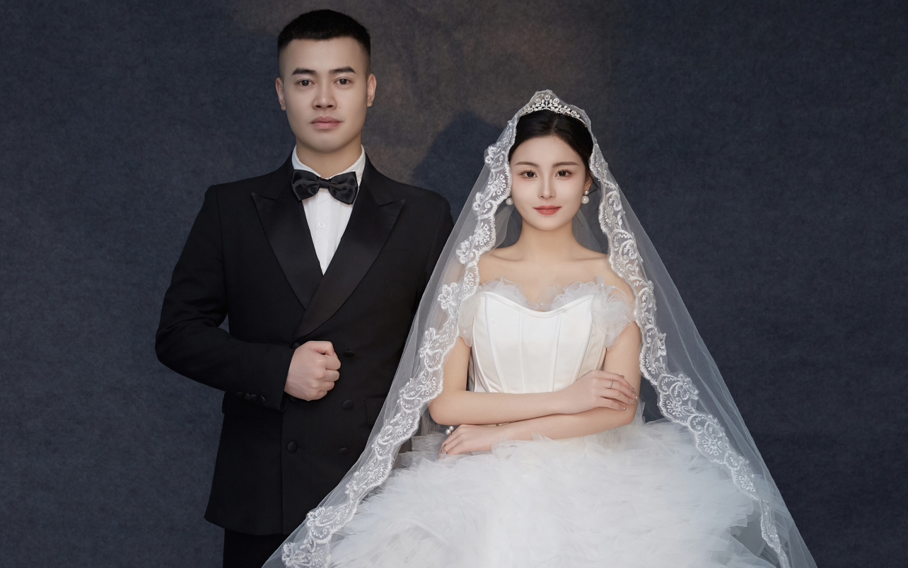 经典韩式极简婚纱照