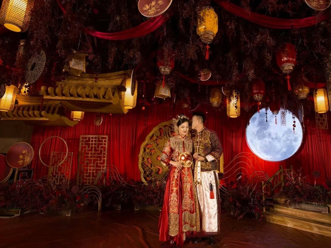 传统中式龙凤呈祥主题婚礼
