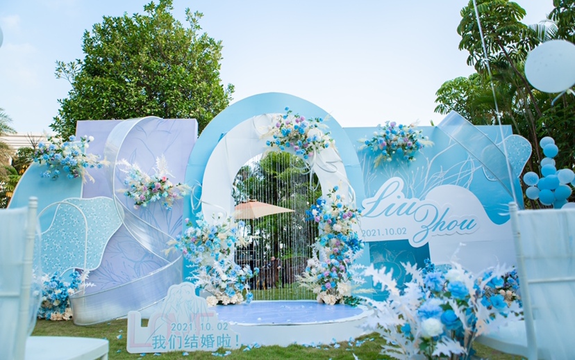 【伊诺婚礼策划】白绿色小清新婚礼