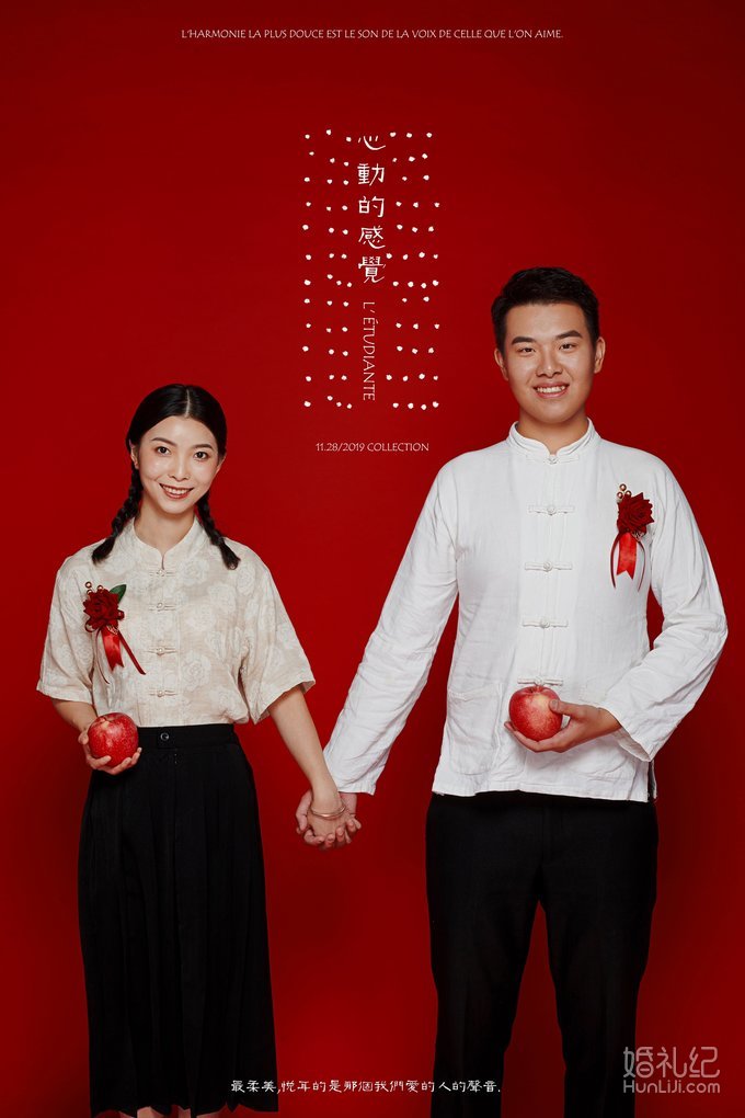 让我一见倾心的复古年代婚纱照