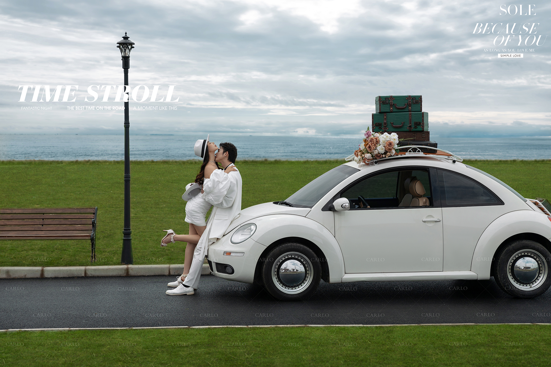 甲壳虫时尚个性婚纱照