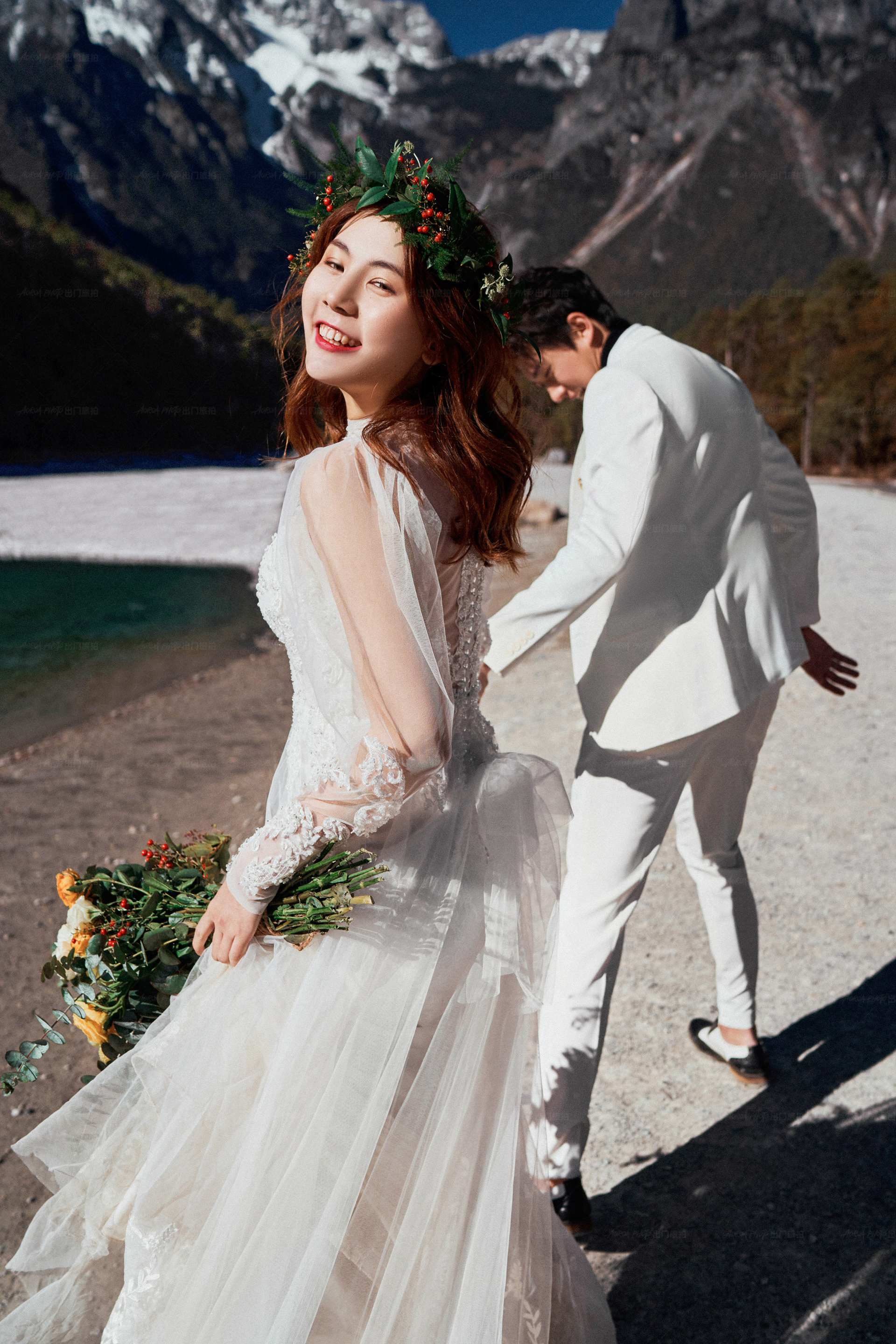 蓝月谷---山盟海誓