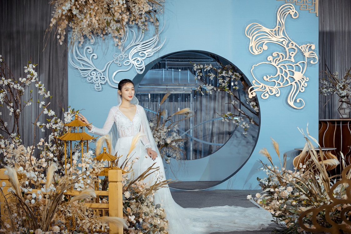 莫兰迪新中式婚礼水墨婚礼