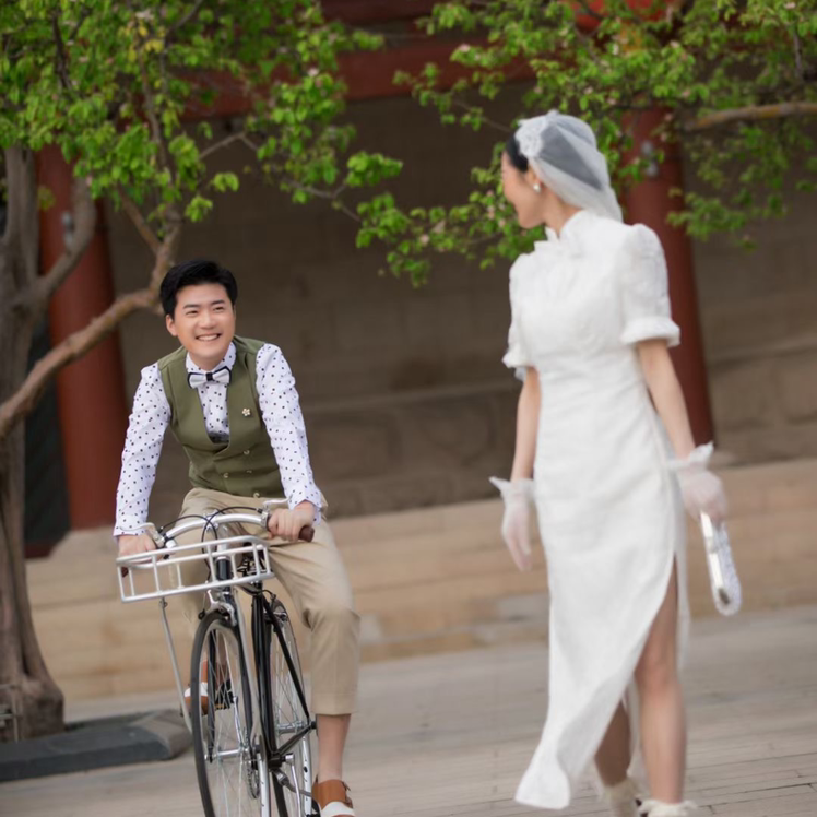 网红爆款#精修66+礼服馆选婚纱+五套衣服