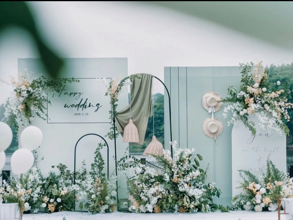 【梓塘•婚礼】牛油果绿特惠户外套餐