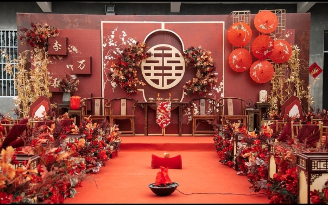 小預算高性價比‖戶外中式婚禮