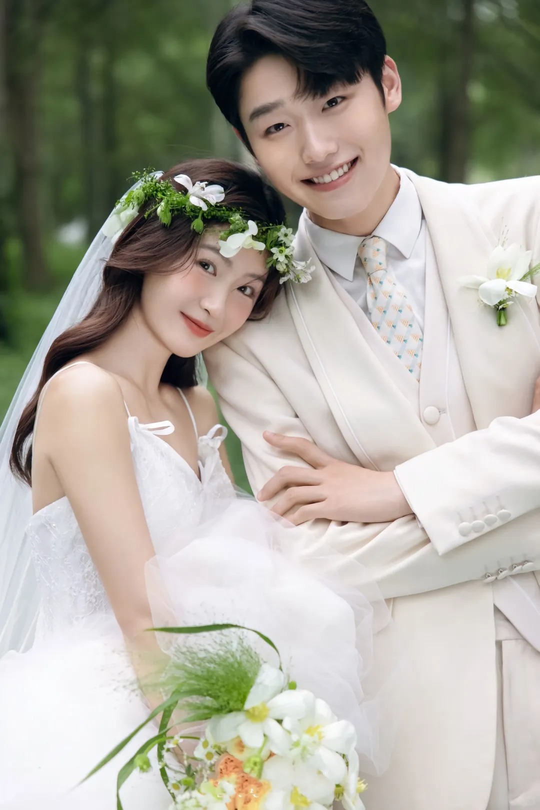 简约风婚纱照