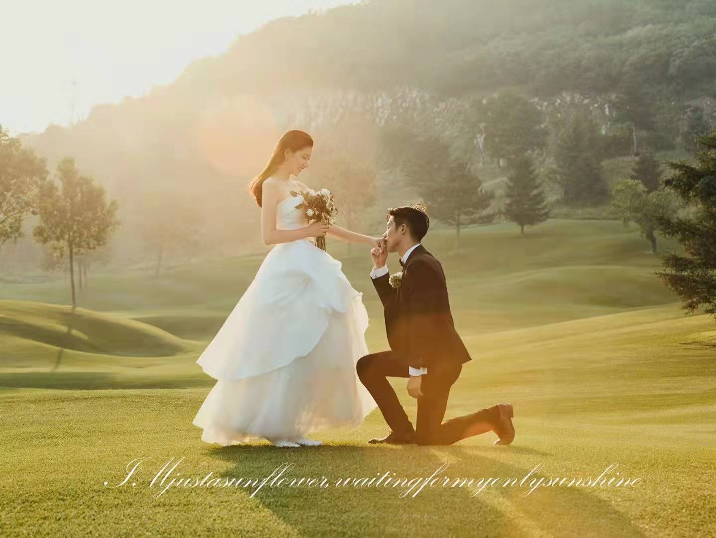 90后婚纱照，全新风格，底片全送