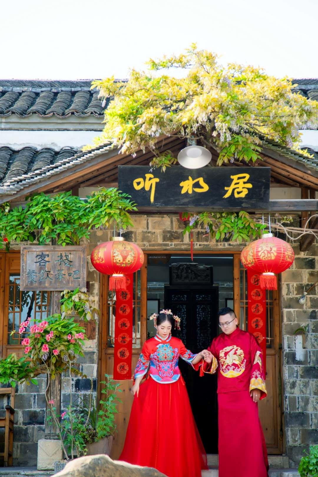 黄山山顶太平湖古村落旅拍
