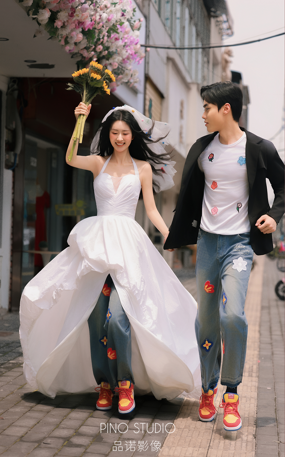 不被拘束的婚纱照・爱的自由形态