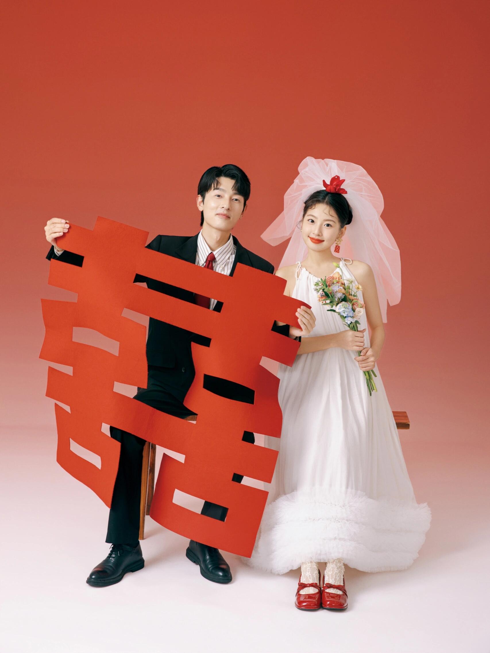 小众囍嫁婚纱照