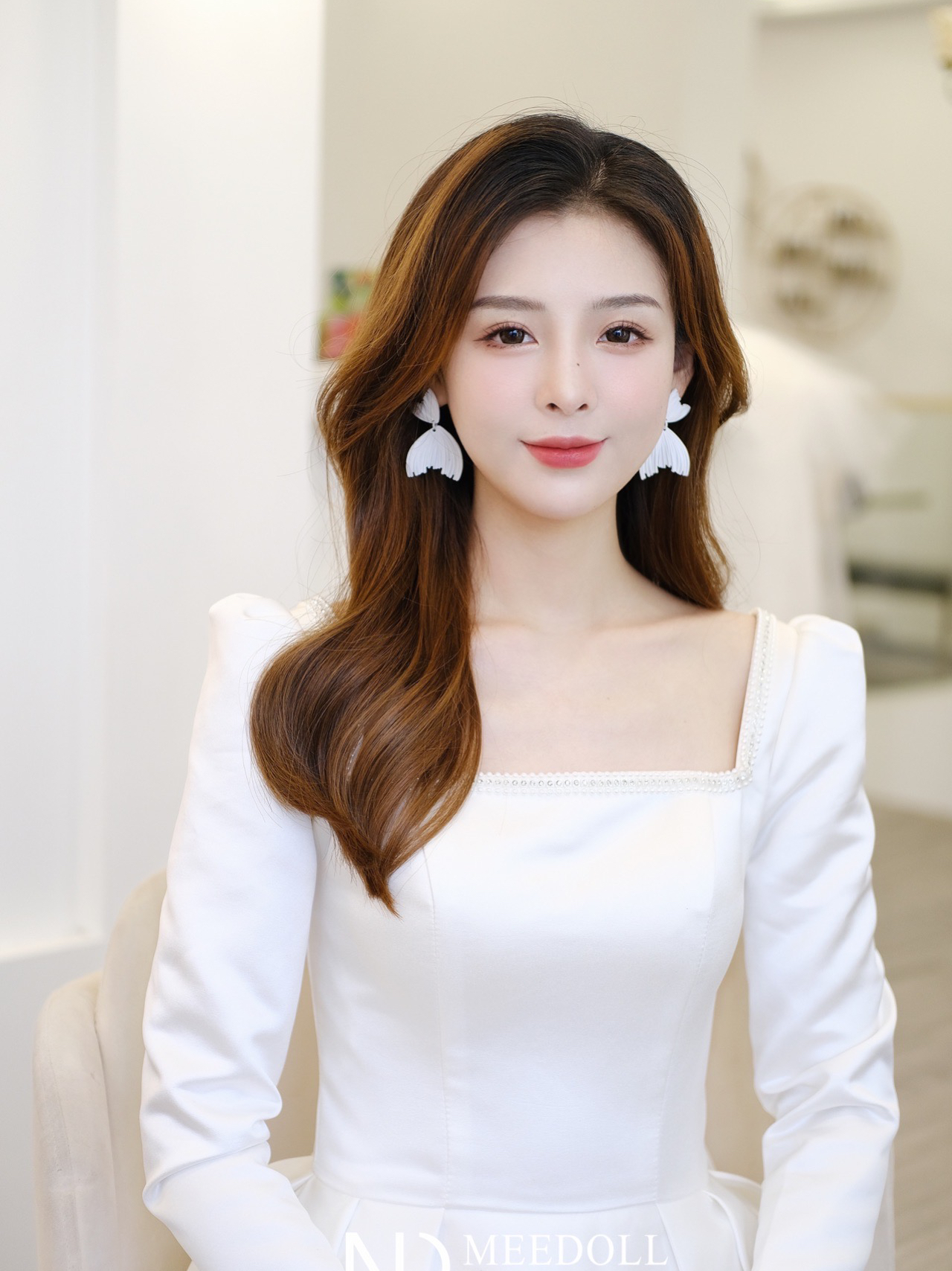 婚礼主纱的百变风格