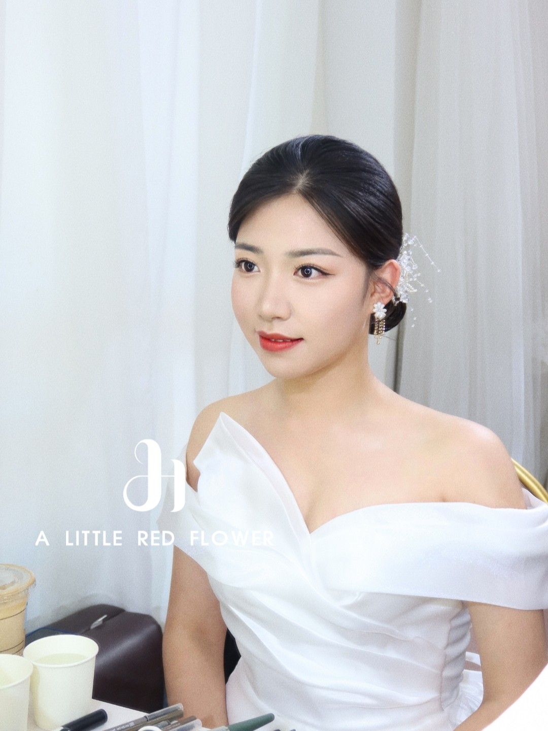 温婉的韩式新娘造型