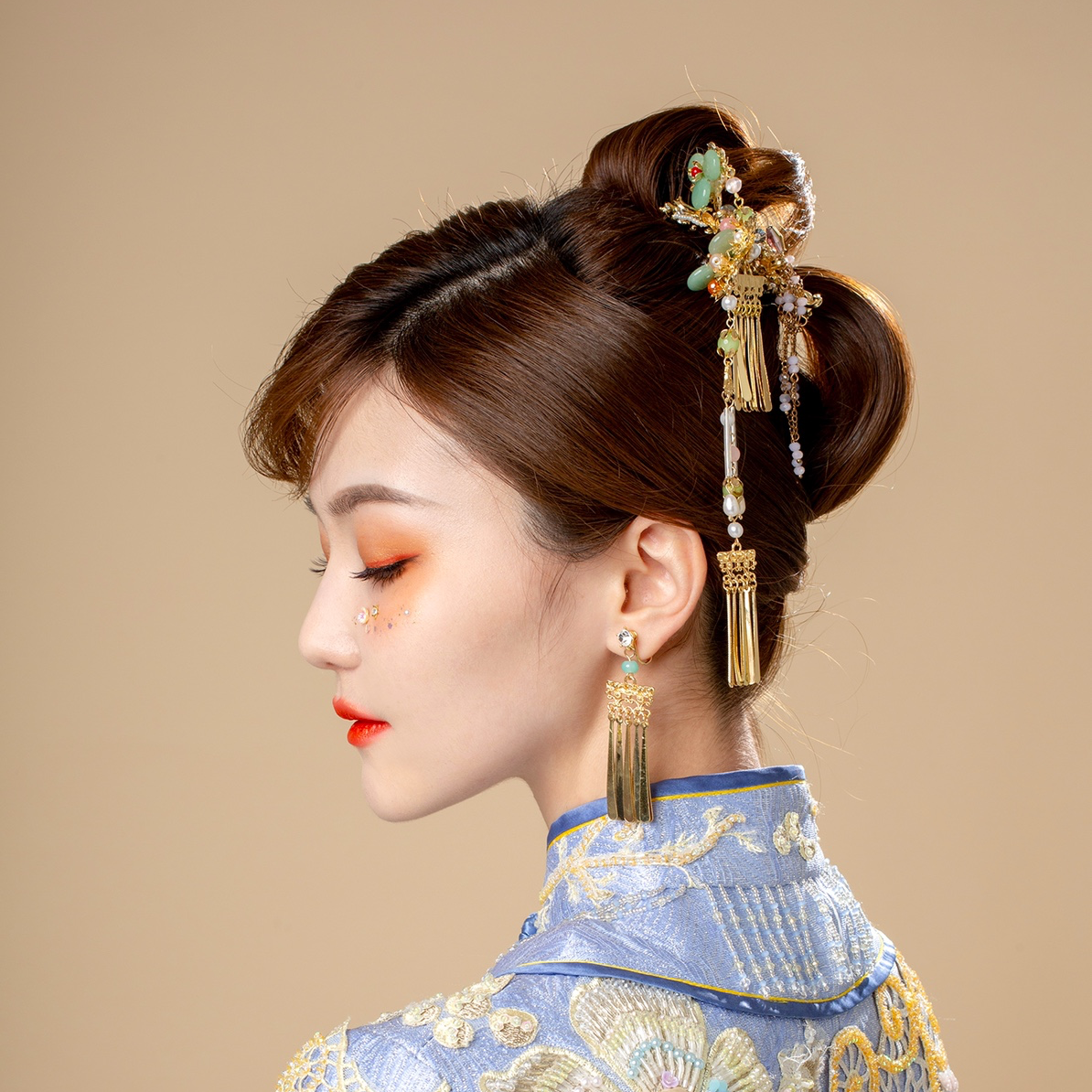 孙俪邓超黄渤合作明星化妆师KK老师婚礼跟妆套餐