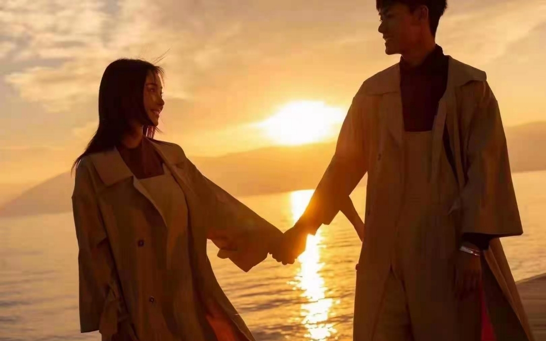 精品婚纱照+私人订制+总监团队+夜景烟花