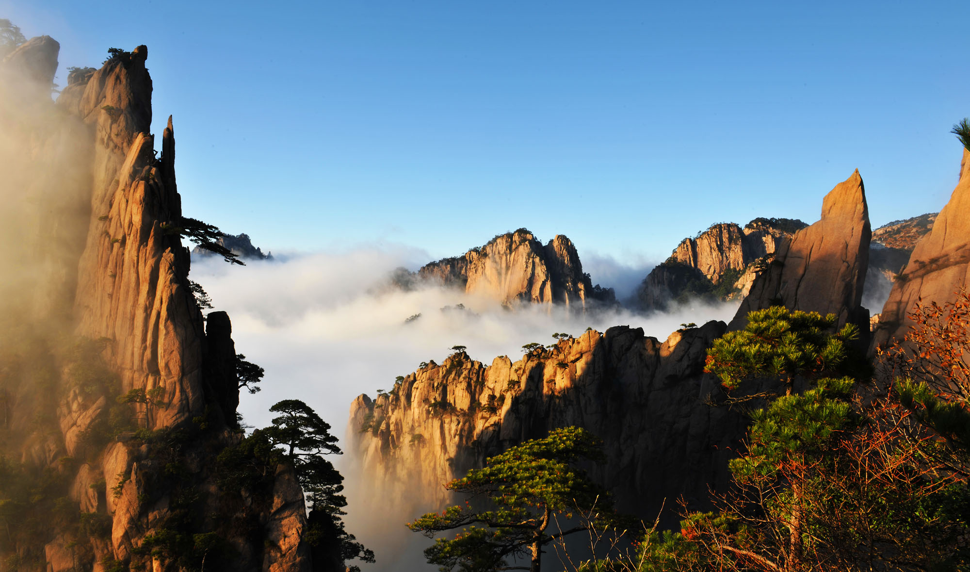 测试黄山云海