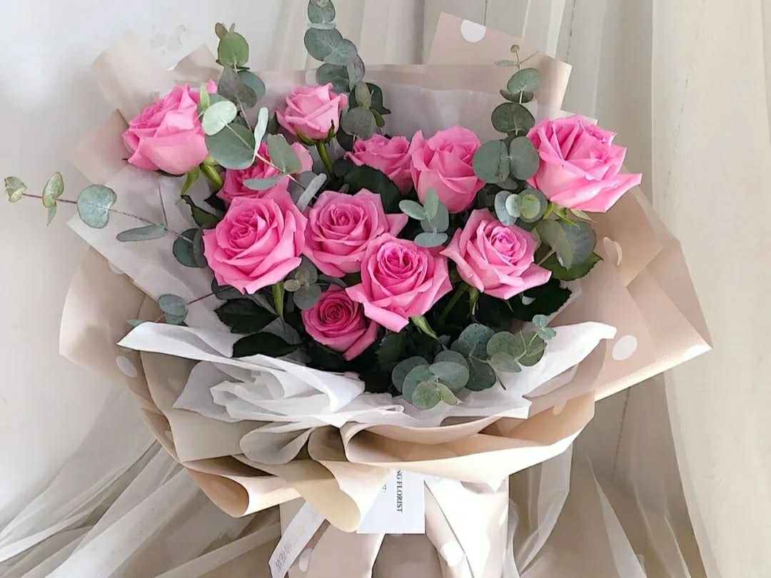 520表白花束（11支玫瑰花:我爱你一生一世）