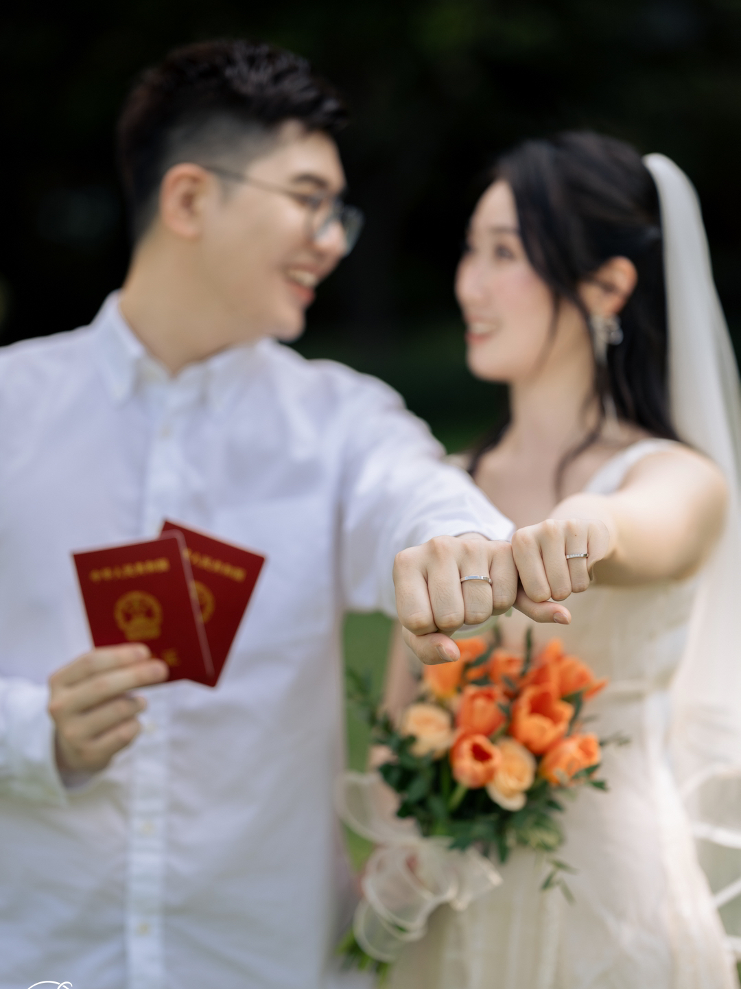 广州越秀区小清新领证跟拍（东风公园）