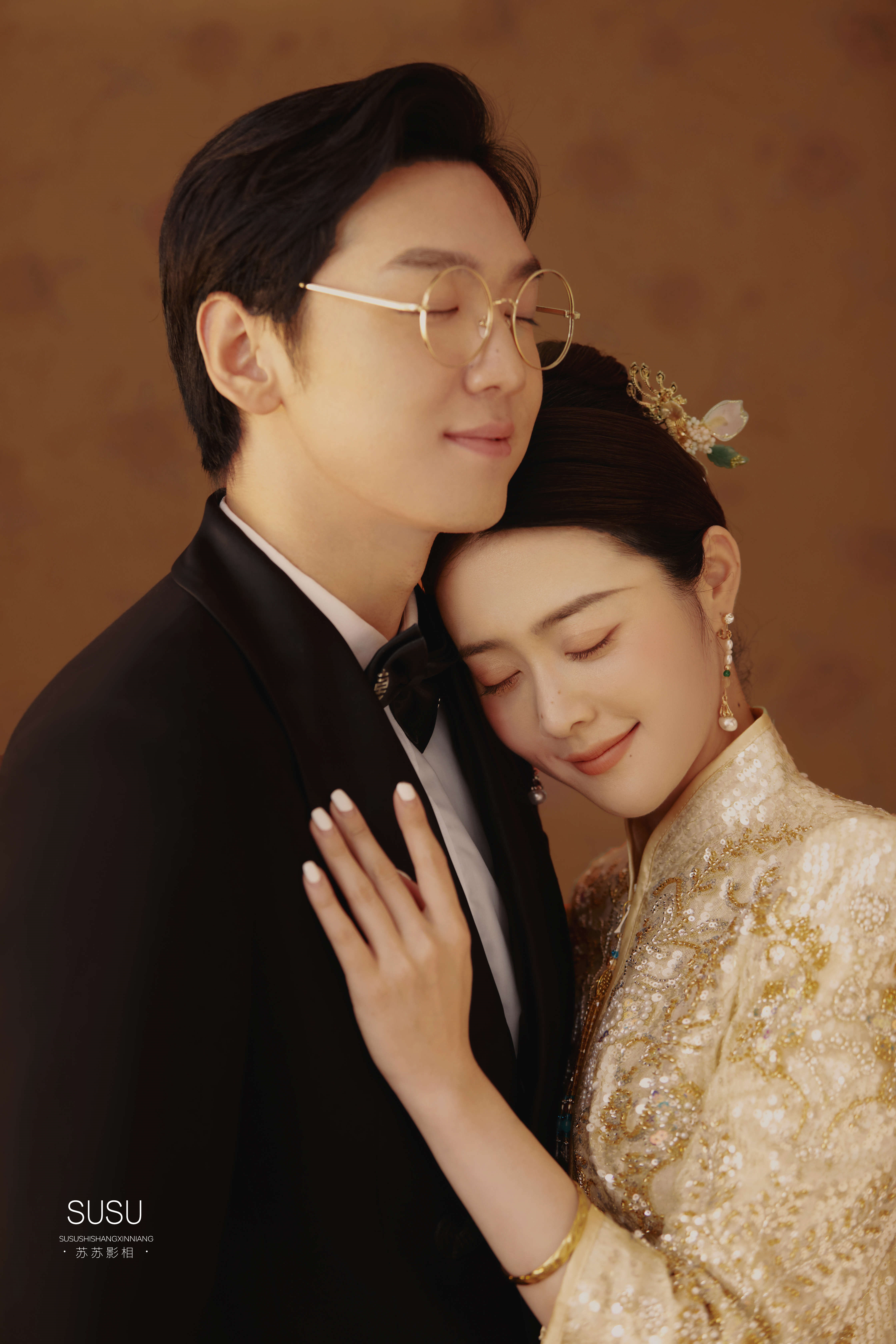 父母安利的中式婚纱照，拍完就爱上了